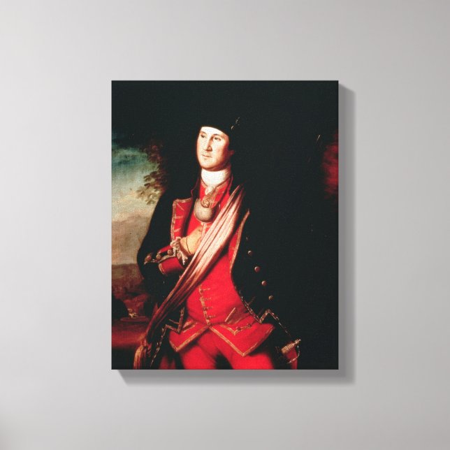 Lienzo Retrato de George Washington 1772 (Anverso)