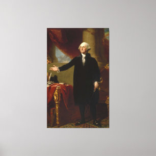 Lienzo Retrato de George Washington del vintage que pinta