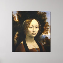 Lienzo Retrato de Ginevra de Benci de Leonardo da Vinci