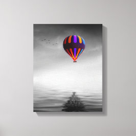 Lienzo Retrato de globo de aire
