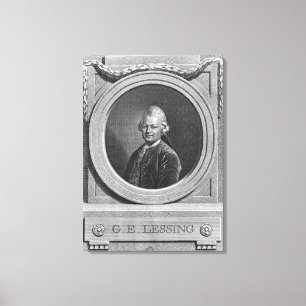 Lienzo Retrato de Gotthold Ephraim Lessing
