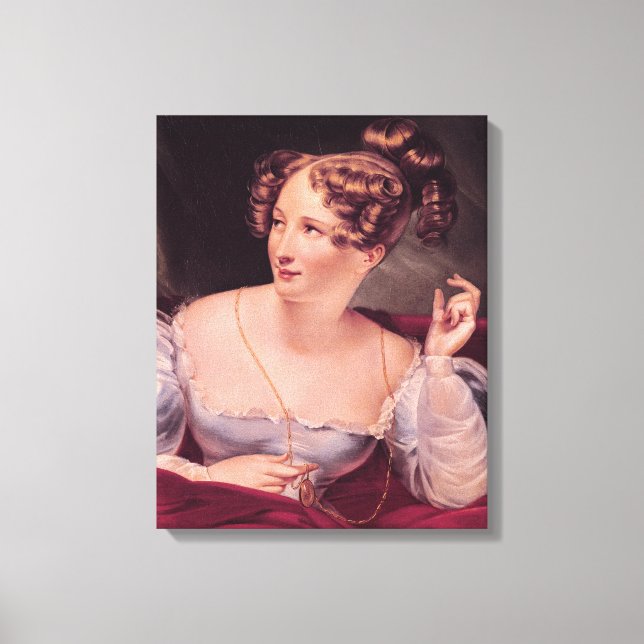 Lienzo Retrato de Harriet Smithson (Anverso)
