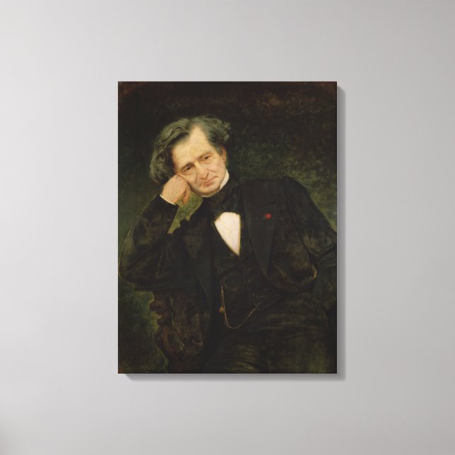 Lienzo Retrato de Hector Berlioz (Anverso)