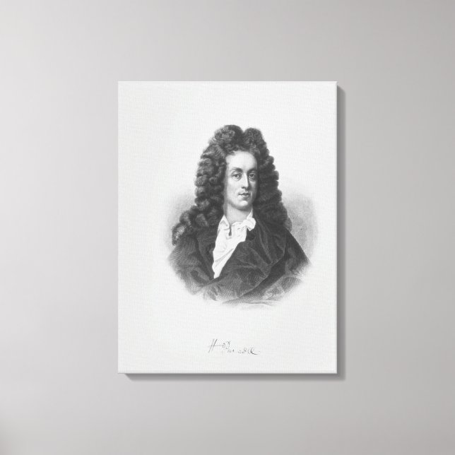 Lienzo Retrato de Henry Purcell (Anverso)