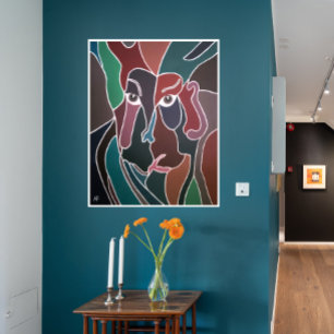 Lienzo Retrato de hombre pintado por Alfred Fox