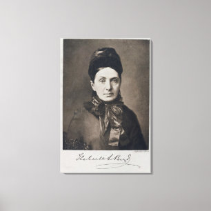 Lienzo Retrato de Isabella Bird Bishop