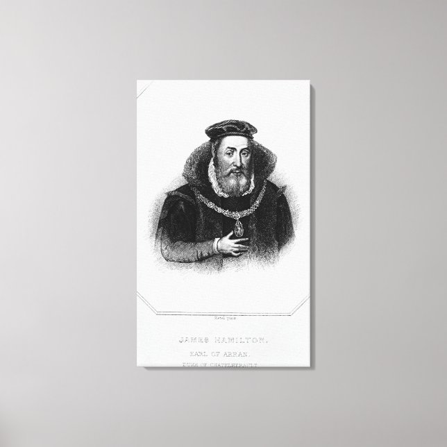 Lienzo Retrato de James Hamilton Segundo Conde de Arran (Anverso)