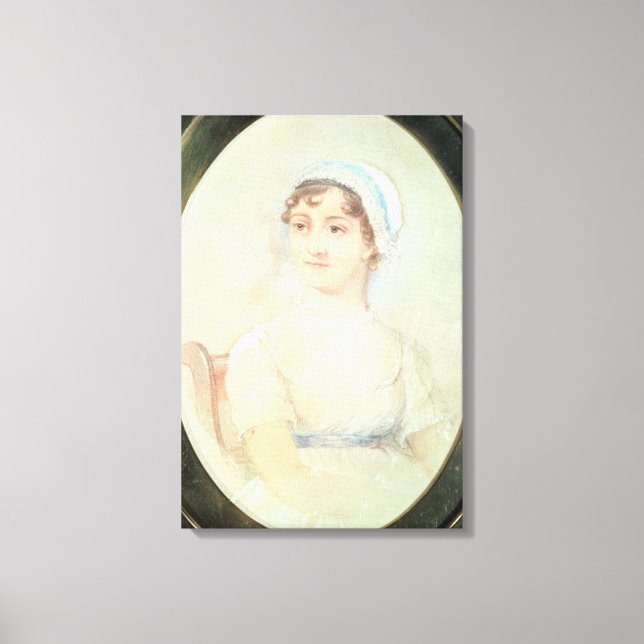 Lienzo Retrato de Jane Austen (Anverso)