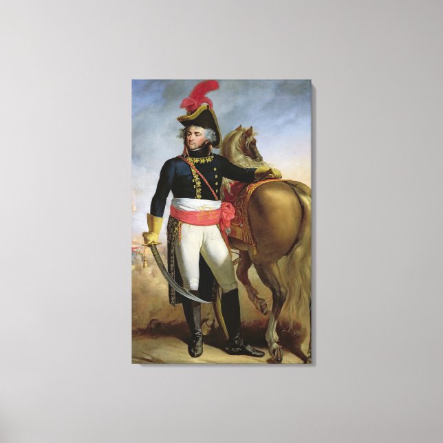 Lienzo Retrato de Jean Baptiste Kleber (Anverso)