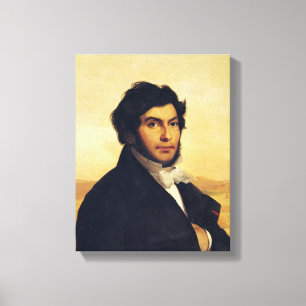 Lienzo Retrato de Jean-Francois Champollion 1831
