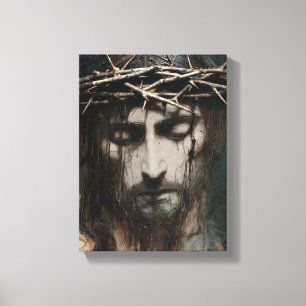 Lienzo Retrato de Jesucristo (#1)