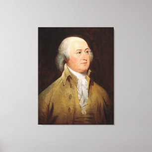 Lienzo Retrato de JOHN ADAMS por John Trumbull Print
