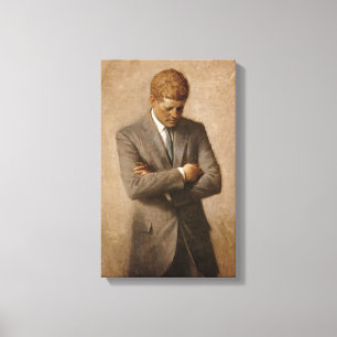 Lienzo Retrato de John F. Kennedy