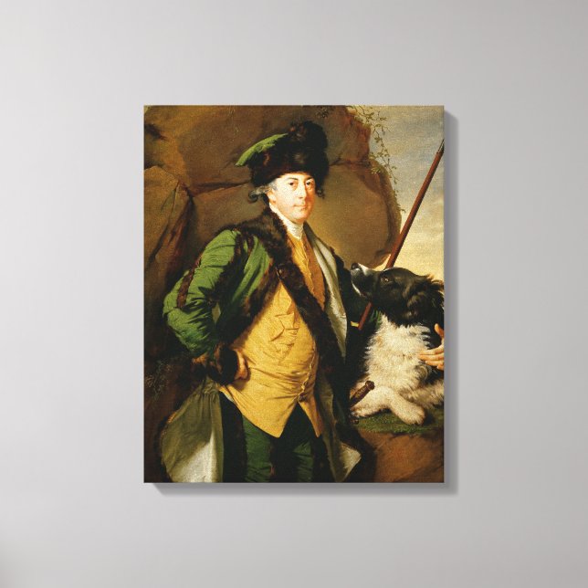 Lienzo Retrato de John Whetham de Kirklington (1731-81) (Anverso)