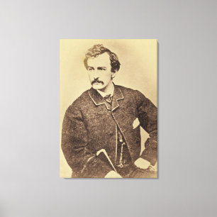Lienzo Retrato de John Wilkes Booth el   1861-65