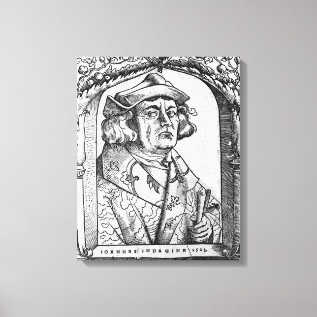 Lienzo Retrato de Juan de la Indagina (Anverso)