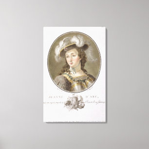Lienzo Retrato de Juana de Arco (1412-31), 1787 (de color