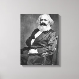 Lienzo Retrato de Karl Marx (Fundador del Marxismo)