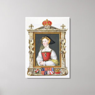 Lienzo Retrato de la 3ro reina de Jane Seymour