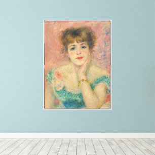 Lienzo Retrato de la actriz Jeanne Samary, Auguste Renoir