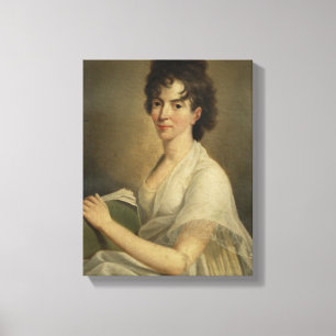 Lienzo Retrato de la Constanza viuda Mozart, 1802