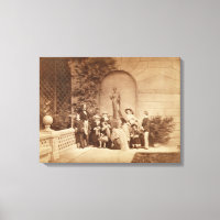Retrato de la familia real en la casa Osborne, 185