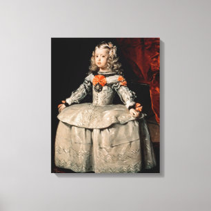 Lienzo Retrato de la infanta Margarita de 5 años