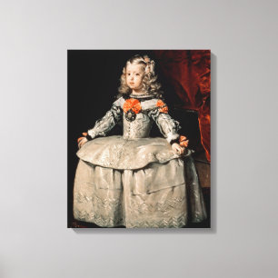 Lienzo Retrato de la infanta Margarita envejecida cinco