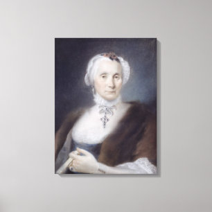 Lienzo Retrato de la madre del artista, Cecilia Guardi, 1