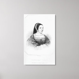Lienzo Retrato de la reina de Margaret Tudor de Escocia