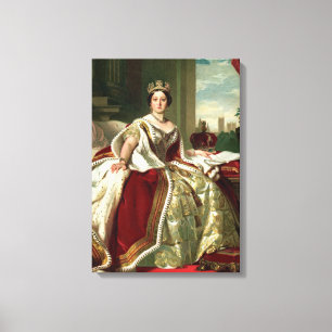 Lienzo Retrato de la reina Victoria