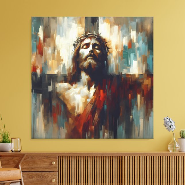 Lienzo Retrato de la resistencia de Jesucristo (Insitu (Sala de estar))