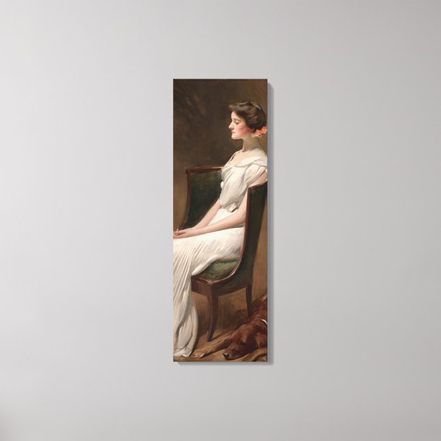 Lienzo Retrato de la señorita Dorothy Quincy Roosevelt Mr (Anverso)