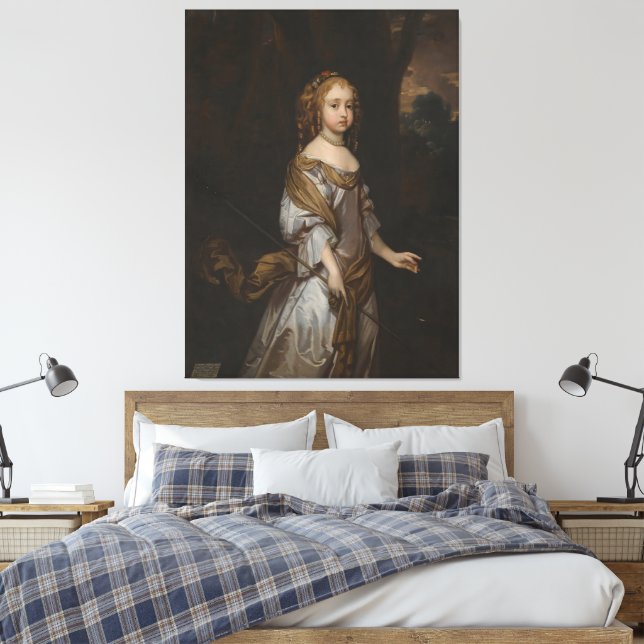 Lienzo Retrato de Lady Elizabeth Seymour (Insitu(Dormitorio))