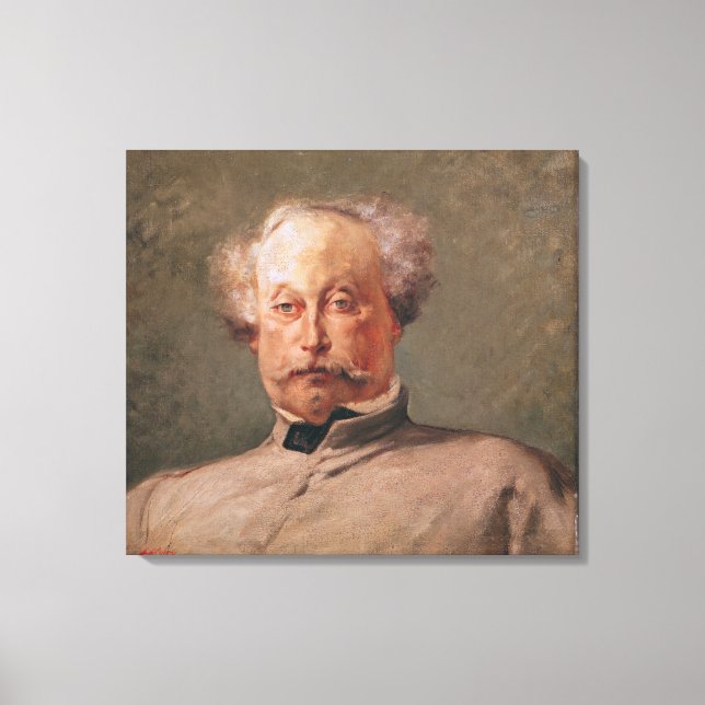Lienzo Retrato de las películas de Alexandre Dumas (Anverso)