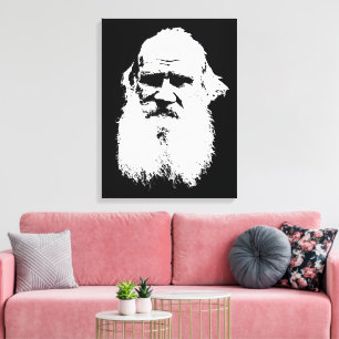 Lienzo Retrato de Leo Tolstoy