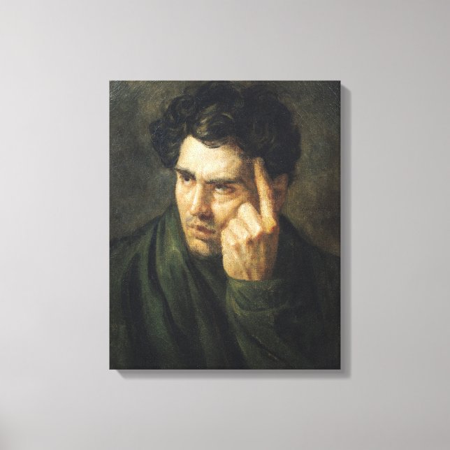 Lienzo Retrato de Lord Byron (Anverso)