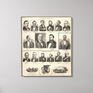 Lienzo Retrato de los distribuidores autorizados de la
