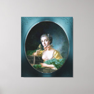 Lienzo Retrato de Madame Badouin por François Boucher