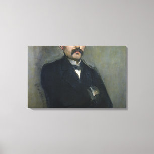 Lienzo Retrato de Manet el   de Jorte Clemenceau, 1879