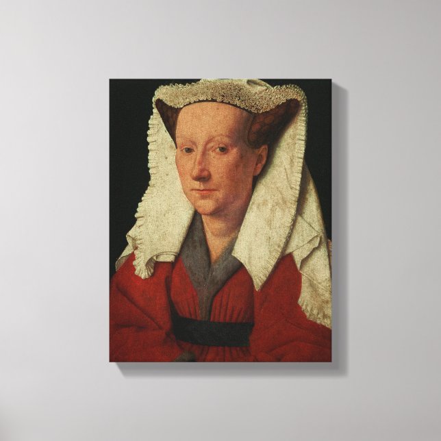 Lienzo Retrato de Margaret van Eyck, 1439 (Anverso)