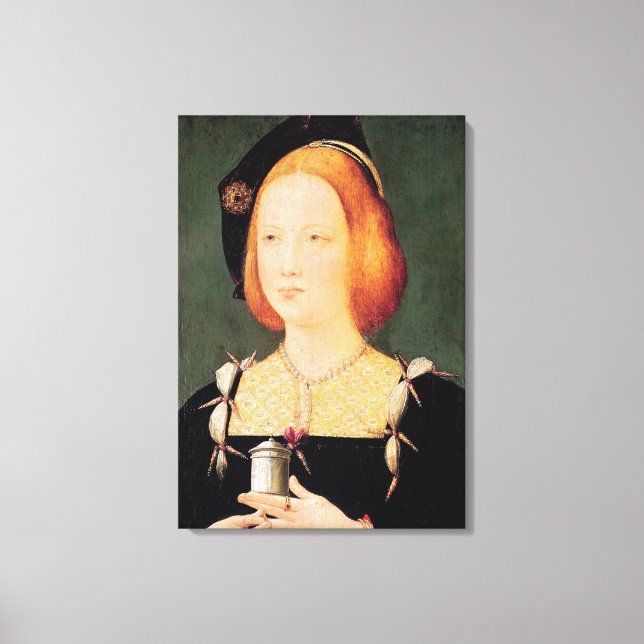 Lienzo Retrato de María de Inglaterra (Anverso)