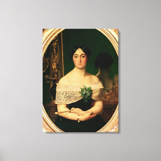 Lienzo Retrato de Marianne Elisa Birch (Anverso)