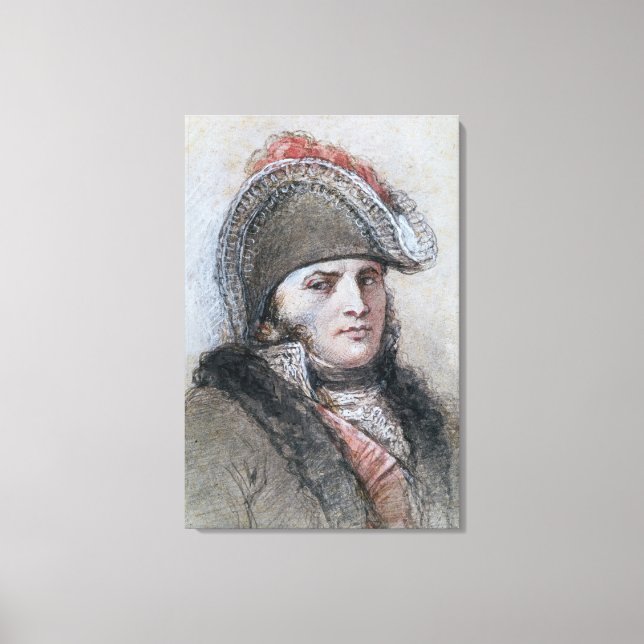 Lienzo Retrato de Marshal Davout, Príncipe de Echmuhl (Anverso)
