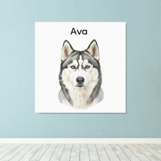 Lienzo Retrato de Mascota Personalizado, Regalo Personali