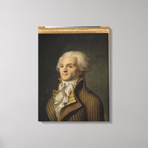 Lienzo Retrato de Maximiliano de Robespierre