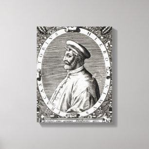 Lienzo Retrato de Medallón de Girolamo Fracastoro