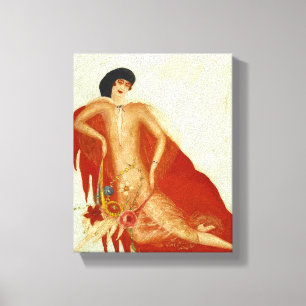 Lienzo Retrato de mí mismo por Florine Stettheimer