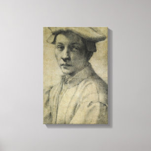 Lienzo Retrato de Miguel Ángel de Andrea Quaratesi