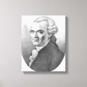 Lienzo Retrato de Miguel-Jean Sedaine